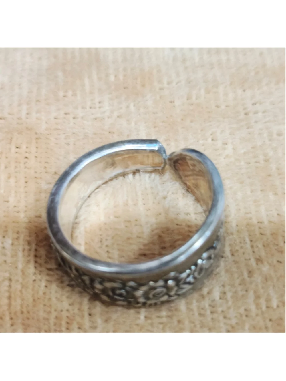 Aged Ring Size 9½ ONEIDA silverplate ROYAL ROSE